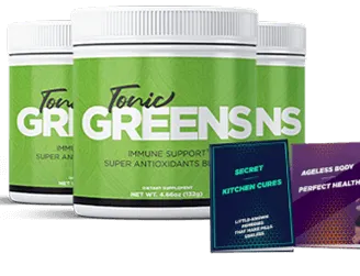 Three TonicGreens tubs with two bonus books